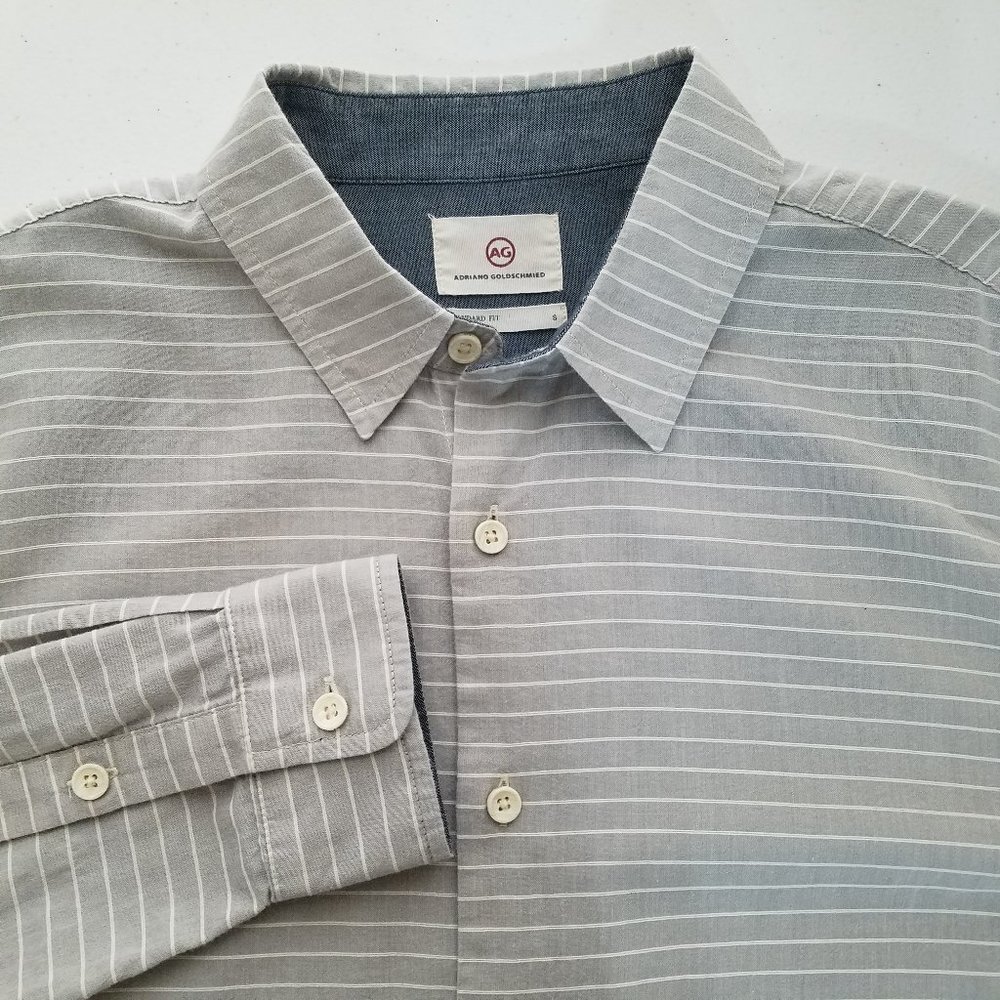 AG Adriano‎ Goldschmied Mens Button Front Shirt